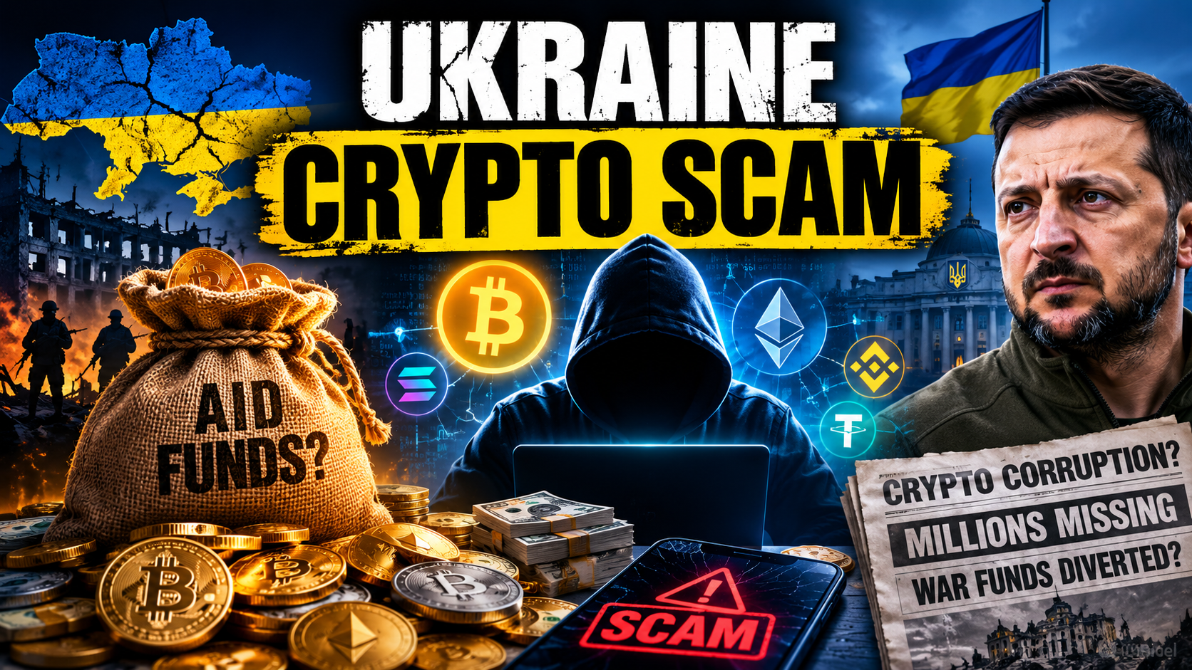 Ukraine crypto scam